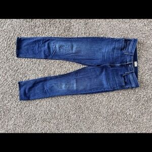 MOTHER The Mid Rise Dazzler Ankle Jeans Heirloom Wash Size 29